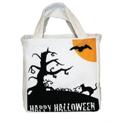 Látková taška Happy Halloween 16 x 26 cm  /BP