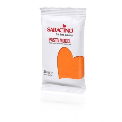 Modelovací hmota Saracino oranžová 250 g /D_DEC029A
