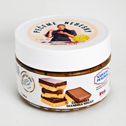 Náplň do pralinek a dortů IRCA Pralin Delicrisp Čokoláda Gianduia nugát (250 g) /D_5893