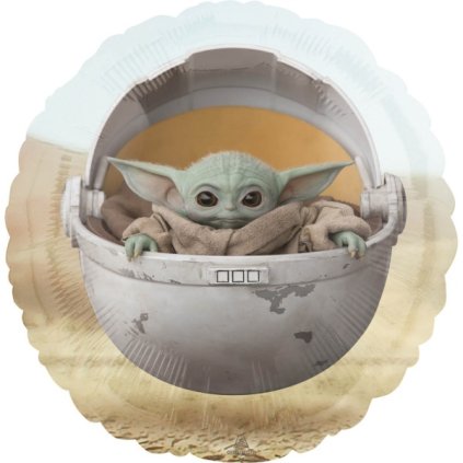 Foliový balonek Star Wars Mandalorian - Baby yoda Grogu 43 cm  /BP