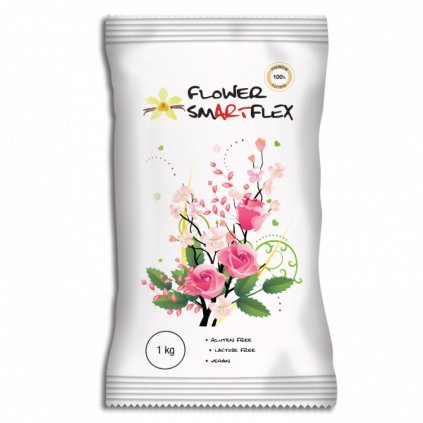 Smartflex Flower Vanilka 1 kg v sáčku (Modelovací hmota na výrobu květin) /D_01118
