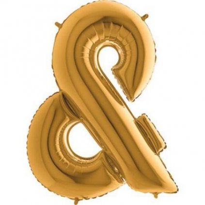 Foliový symbol And zlatý 102 cm  /BP
