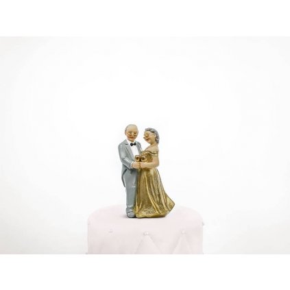 Svatební figurka Zlatá svatba /D_PF50