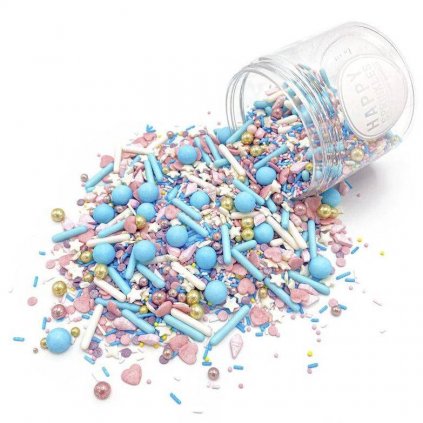 Zdobení cukrová vata 90g - Happy Sprinkles  | Skvělé pro Váš domácí dort