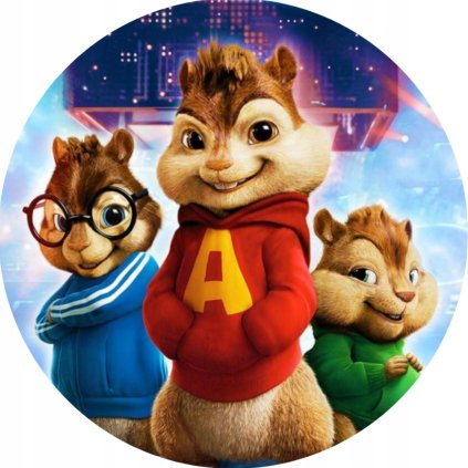 Jedlý papír ALVIN A CHIPMUNKOVÉ - NEW