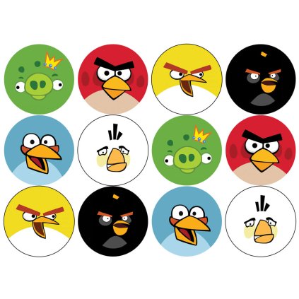 Jedlý papír ANGRY BIRDS