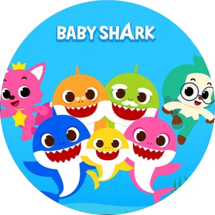 Jedlý papír  BABY SHARK