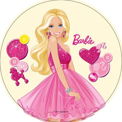 Jedlý papír BARBIE