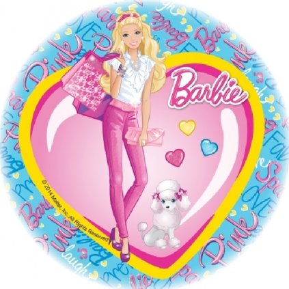Jedlý papír BARBIE
