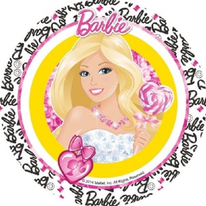 Jedlý papír BARBIE