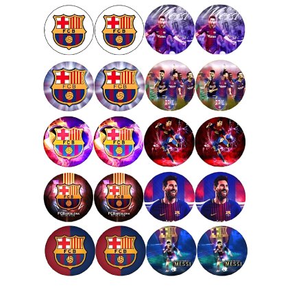 Jedlý papír  FC BARCELONA CUPCAKES