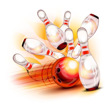 Jedlý papír  KUŽELKY - BOWLING