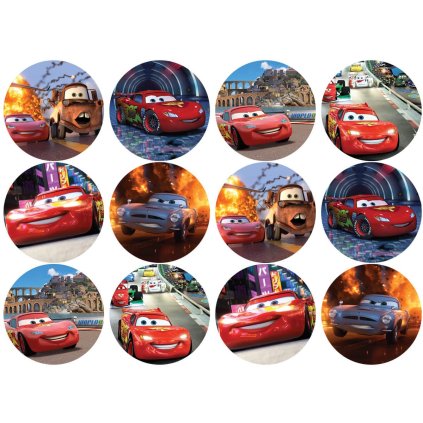 Jedlý papír  CARS CUPCAKES