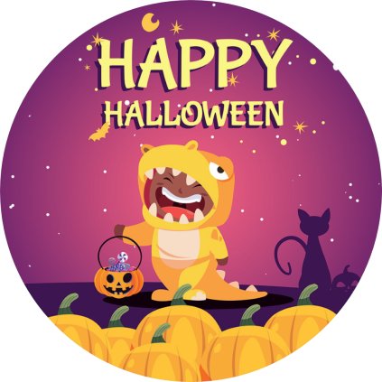 Jedlý papír  DINO HALLOWEEN