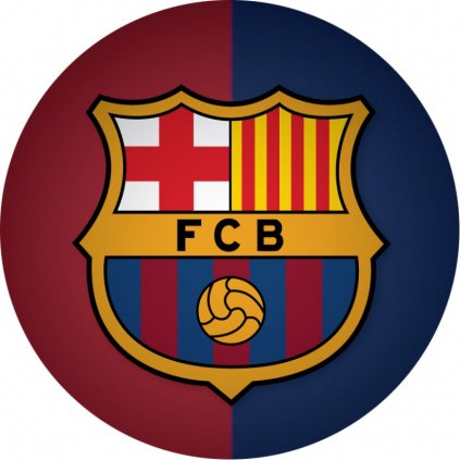 Jedlý papír  FC BARCELONA - TMAVÝ