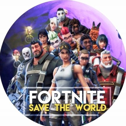 Jedlý papír  FORTNITE - SAVE