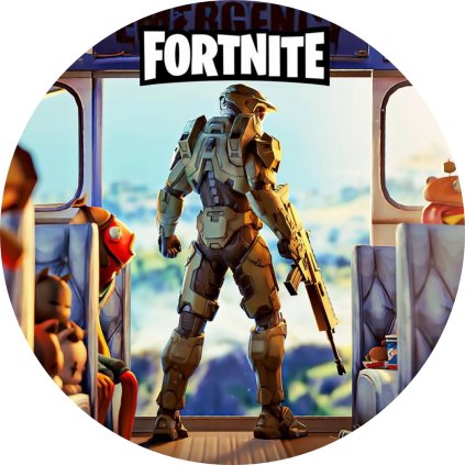 Jedlý papír  FORTNITE MISE