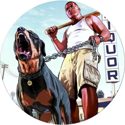 Jedlý papír  GTA - GRAND THEFT AUTO FRANKLIN