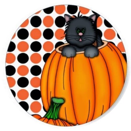 Jedlý papír  HALLOWEEEN - KOČKA