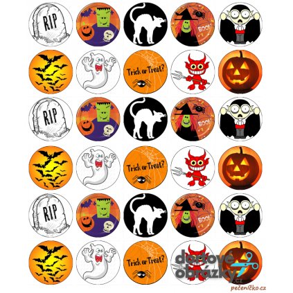 HALLOWEEN (● materiál FONDÁNOVÝ DECORLIST ✴️)