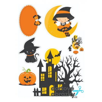 HALLOWEEN (● materiál FONDÁNOVÝ DECORLIST ✴️)