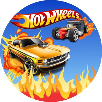 Jedlý papír  HOT WHEELS