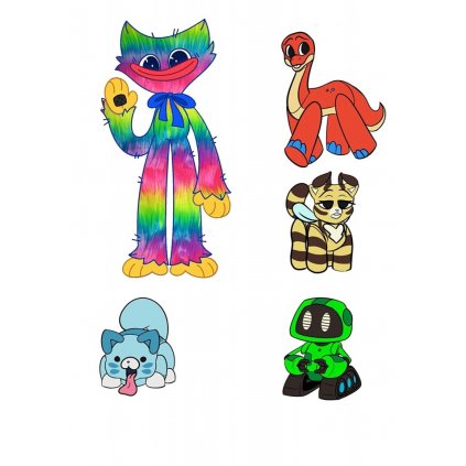Jedlý papír  HUGGY WUGGY
