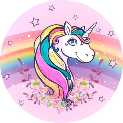 Jedlý papír  JEDNOROŽEC - UNICORN