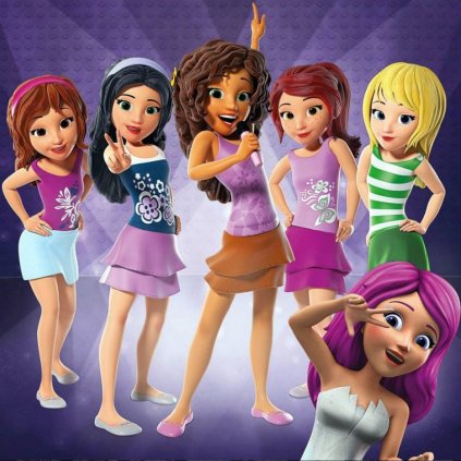 Jedlý papír  LEGO FRIENDS