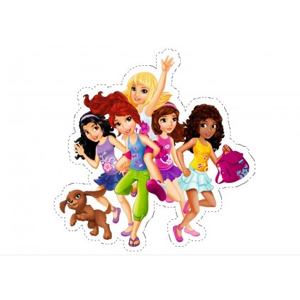 Jedlý papír  LEGO FRIENDS
