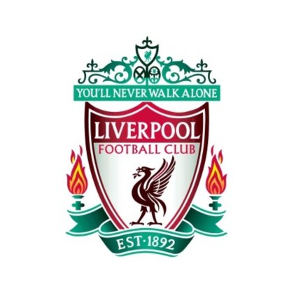 Jedlý papír  LIVERPOOL - WHITE