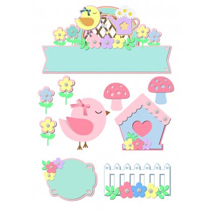 Jedlý papír  PTÁČCI (● materiál FONDÁNOVÝ DECORLIST ✴️)