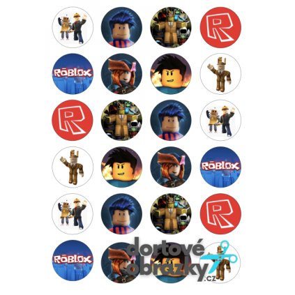 Jedlý papír  ROBLOX (● materiál FONDÁNOVÝ DECORLIST ✴️)