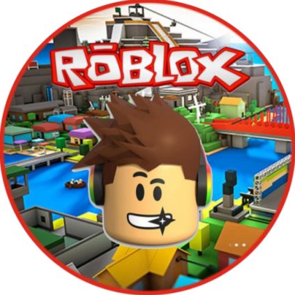 ROBLOX (● velikost průměr 20 cm ☝, ● materiál FONDÁNOVÝ DECORLIST ✴️)