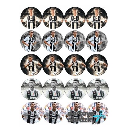 RONALDO - JUVENTUS (● materiál FONDÁNOVÝ DECORLIST ✴️)