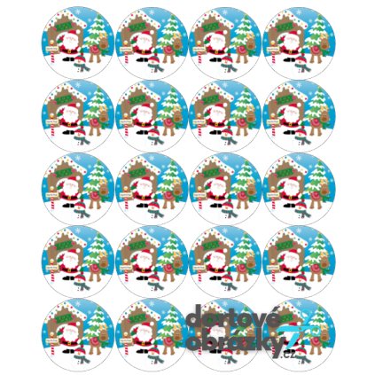 Jedlý papír  SEVERNÍ PÓL (● materiál FONDÁNOVÝ DECORLIST ✴️)