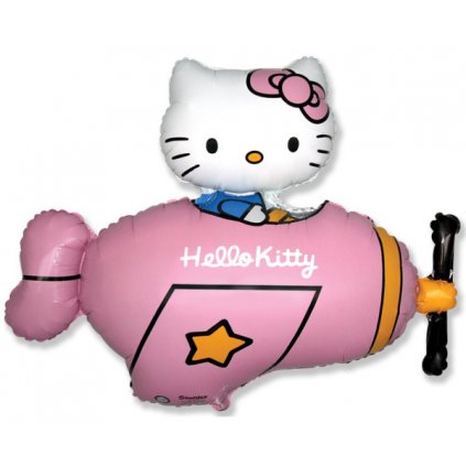 Foliový balonek Hello Kitty - letadlo 61 cm  /BP