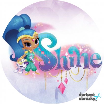 Jedlý papír  SHIMMER A SHINE (● velikost průměr 20 cm ☝, ● materiál FONDÁNOVÝ DECORLIST ✴️)