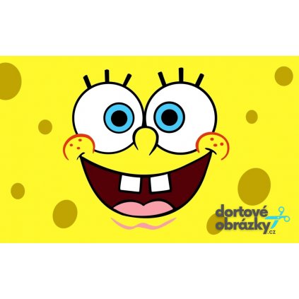 Jedlý papír  SPONGEBOB (● velikost formát A4 (25x20cm) ☝, ● materiál FONDÁNOVÝ DECORLIST ✴️)