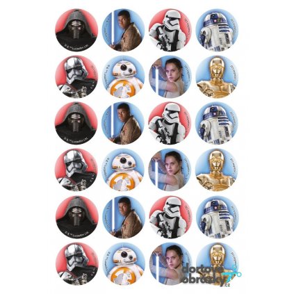 Jedlý papír  STAR WARS (● materiál FONDÁNOVÝ DECORLIST ✴️)