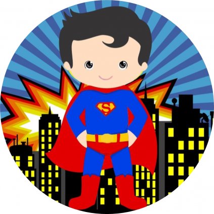 Jedlý papír  SUPERMAN