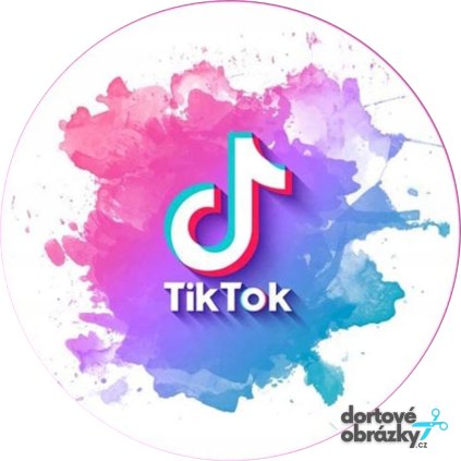 Jedlý papír  TIK TOK (● velikost průměr 20 cm ☝, ● materiál FONDÁNOVÝ DECORLIST ✴️)