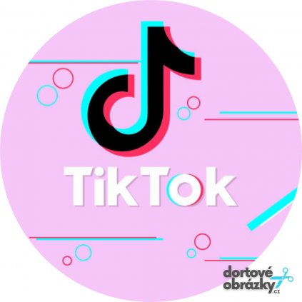Jedlý papír  TIK TOK (● velikost průměr 20 cm ☝, ● materiál FONDÁNOVÝ DECORLIST ✴️)