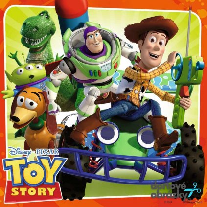Jedlý papír  TOY STORY (● velikost formát A4 (25x20cm) ☝, ● materiál FONDÁNOVÝ DECORLIST ✴️)