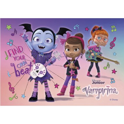 114372 OBLEA TARTA VAMPIRINA 148X21CM 1