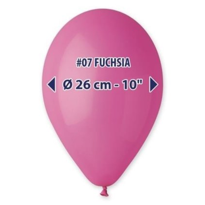 Balonek tmavě růžový 26 cm  /BP