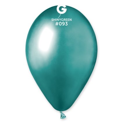 Latexový balonek chromový zelený 33 cm  /BP