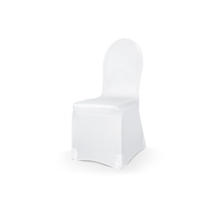 Potah na židli elastický bílý  /BP