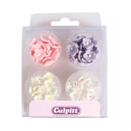 Cukrová dekorace - Mini květiny - 100ks - Culpitt  /O--C219