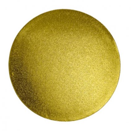 4Cake Tác PEVNÝ zlatý kruh 33 cm (1 ks) /D_7076